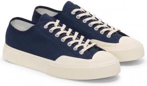 Унисекс низкие кеды из канвы бежево-слоновой кости от SUPERGA IT