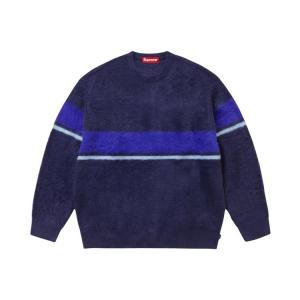 Свитер Supreme Brushed Stripe Sweater, Navy