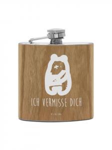 Mr. & Mrs. Panda Фляга Thermobecher Bär Gefühl mit Spruch in Weiß