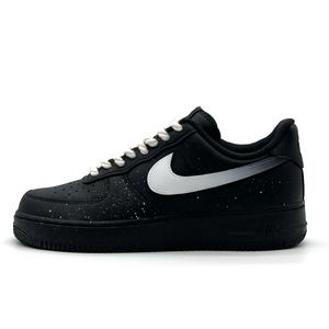 Nike Кроссовки Air Force 1 Coverage Abrasion Resistant Support Low top Skateboard Unisex Black White