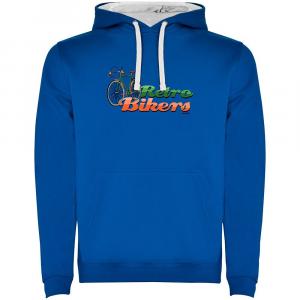 Худи Kruskis Retro Bikers Two-Colour, синий