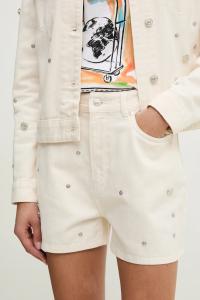 Джинсовые шорты Moschino Jeans, бежевый