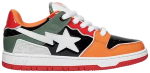 Кроссовки BAPE Sk8 Sta #2 M1 'Orange', оранжевый