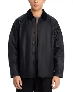 Короткая вощеная куртка "Лорден" Barbour, синий