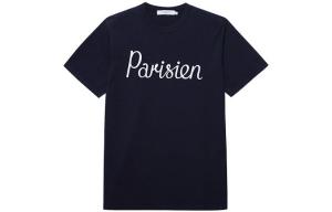 Maison Kitsune Футболка мужская синяя