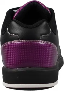 Женские классические боулинг-туфли ELITE - легкие, яркие с универсальной подошвой для скольжения, фиолетовый/черный