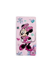 Хлопковое пляжное полотенце махровое банное с премиальным принтом, 70x140 см Disney, разноцветное