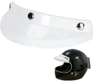 Ветрозащитный козырек с 3 кнопками, универсальный откидной ветрозащитный экран для мотоциклетных шлемов. Прочный козырек для мотоциклетных шлемов, White