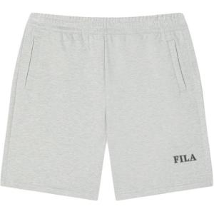 Повседневные шорты мужские цвета слоновой кости и серый хизер FILA