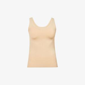 Топ Touch Feeling из эластичного джерси с объемными вырезами Hanro, бежевый