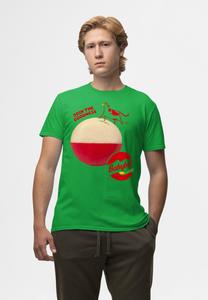 Футболка с принтом BEL JOIN THE GOODNESS Henry Tiger, зеленый