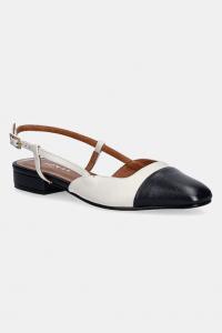 Кожаные балетки Dhapou Jonak, бежевый