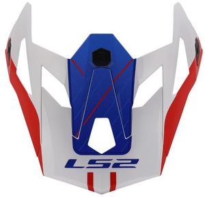 Выдвижной козырек для шлема LS2 mx703, White/Red/Blue