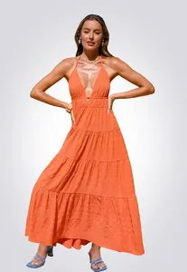 Элегантное длинное платье Cupshe, Orange