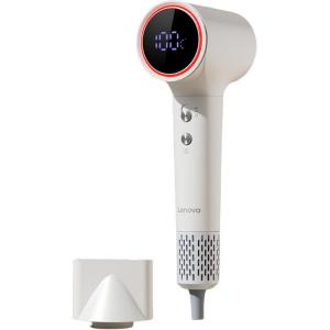Фен с отрицательными ионами для ухода за волосами, домашнее использование, высокая мощность обдува, быстрая сушка, бережный уход за волосами, L HDT001S Lenovo, белый