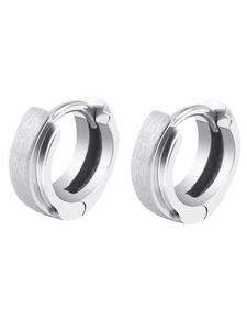 Adeliás Женские серьги-кольца из серебра 925 пробы