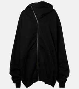 Толстовка Mega Mountain из хлопкового джерси Rick Owens, черный
