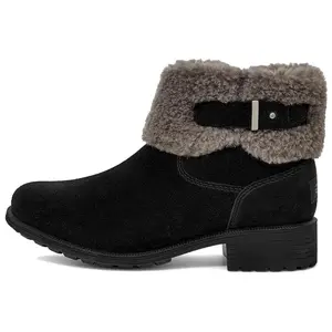 Ботинки женские UGG короткие зимние, черный