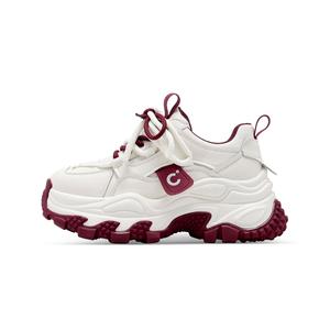 Женские кроссовки Low Top Chunky C°BANNER, бело-синие (сетчатые)