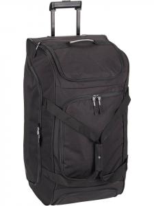 Дорожная сумка Kick Off, дорожная сумка на колесиках XL, черного цвета travelite