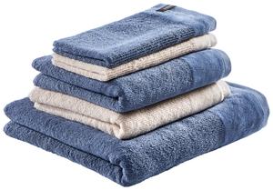 Полотенца для рук terry set sw-sense 5 шт Schöner Wohnen, синий/бежевый