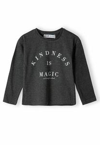 Рубашка с длинными рукавами STANDARD MINOTI, цвет mottled dark grey white