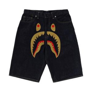 Шорты BAPE Shark Denim Shorts, синий
