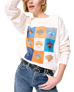 Толстовка с символикой команды «Никс» в цветах «сахарного коктейля». Terez, мультиколор