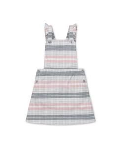 Юбка без рукавов с рюшами на бретелях для девочек, детская Hope & Henry