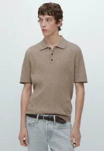 Рубашка-Поло с коротким рукавом Massimo Dutti, Beige