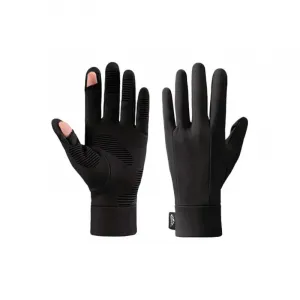 AAJF Тёплые перчатки из полиэстера унисекс, Black