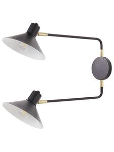 Beliani Настенные светильники KADASSA в черно-золотом цвете - (Ш) 84 x (В) 38 x (Д) 20 см