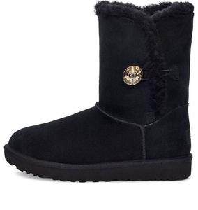 Кроссовки Bailey Button Gold bling boot Ugg, черный