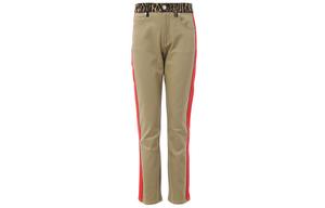 Брюки скинни с леопардовым принтом Burberry, цвет хаки