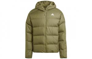 Мужская куртка-пуховик Adidas, оливково-зеленый