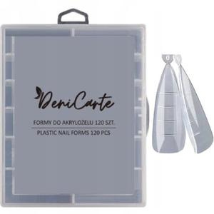 Двойные формы для акрилового геля Flexygel Stiletto, 120 шт. Deni Carte