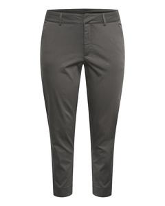 Узкие брюки-чинос KAFFE CURVE Leana, темно-серый