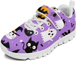 Повседневные кроссовки для девочек Doojoayie, модные детские кроссовки для бега, удобные детские кроссовки, черный