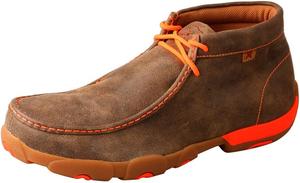 Мужские мокасины Twisted X Chukka Driving Moc, с мокасиновым носком и подошвой CellSole, оранжевый