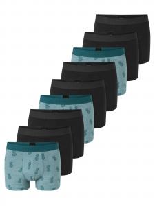 SCHIESSER Трусы-боксеры '95/5 Organic Cotton' в цвете Turquoise