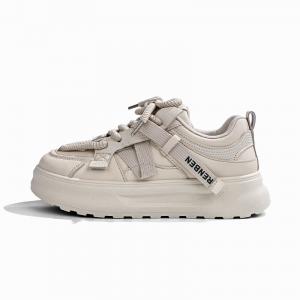 RENBEN Низкие повседневные туфли, увеличивающие рост, нескользящие, женские, цвета хаки