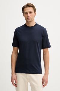 Хлопковая футболка Sisley, темно-синий