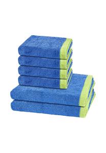 Набор полотенец Cawö Lifestyle Splash, 6 штук, фисташковый