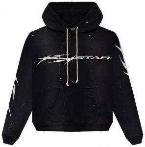 Худи Hellstar HStar Hoodie 'Black', черный