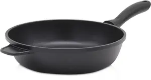 Сковорода Krüger Cast Aluminium Pan Deep Leipzig, черный