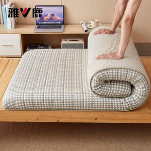 Yalu Мягкий матрас из хлопка Синьцзян 180х200 см, зеленый мелкий горошек, антибактериальный и антиклещевой