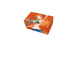 Коробка и картонный коврик с изображением Нами из аниме «Ван Пис» от Bandai, оранжевый