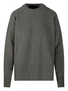Свитер с круглым вырезом Roberto Collina, серый