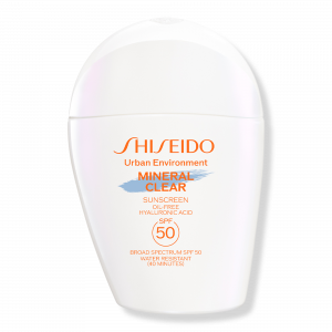 Солнцезащитный крем Urban Environment Mineral Clear Sunscreen SPF 50 Shiseido