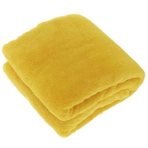 Покрывало Unique Living Justin, 200x1x150 см цвет hellgelb